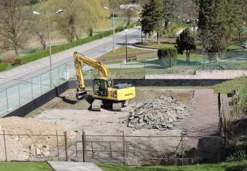 Praca wre! Powstaje nowe boisko przy Domu Wczasów Dziecięcych!