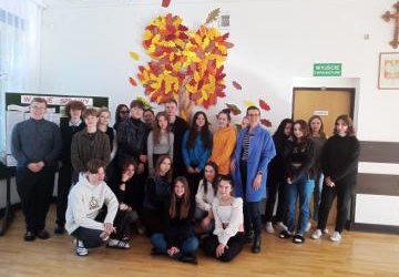 Pobyt uczniów klasy II h, I Liceum Ogólnokształcącego w Nowym Sączu (warsztaty integracyjne)