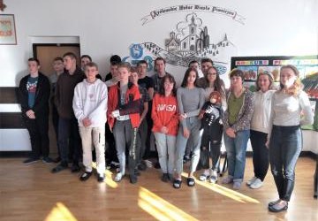 Pobyt uczniów klasy II Technikum Leśnego, Zespołu Szkół w Starym Sączu