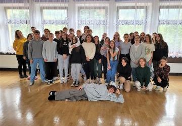 Pobyt uczniów klasy I a, I Liceum Ogólnokształcącego w Nowym Sączu (warsztaty integracyjne)