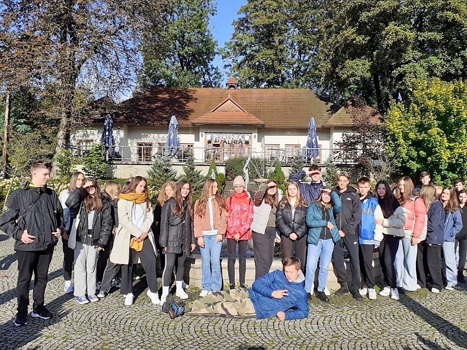 Pobyt uczniów klasy I b, I Liceum Ogólnokształcącego w Nowym Sączu (warsztaty integracyjne)