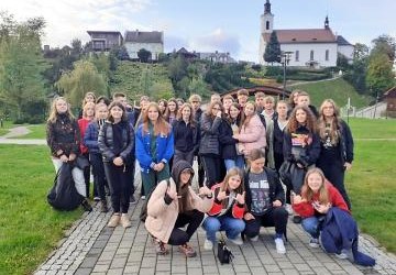 Pobyt uczniów klasy I c, I Liceum Ogólnokształcącego w Nowym Sączu (warsztaty integracyjne)