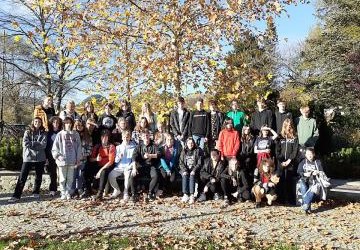 Pobyt uczniów klasy I g, I Liceum Ogólnokształcącego w Nowym Sączu (warsztaty integracyjne)