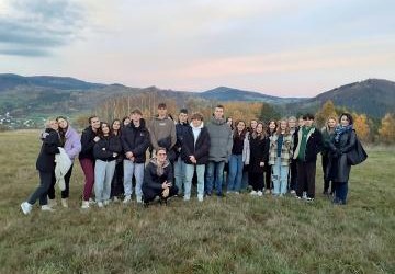 Pobyt uczniów klasy II b, I Liceum Ogólnokształcącego w Nowym Sączu (warsztaty integracyjne)