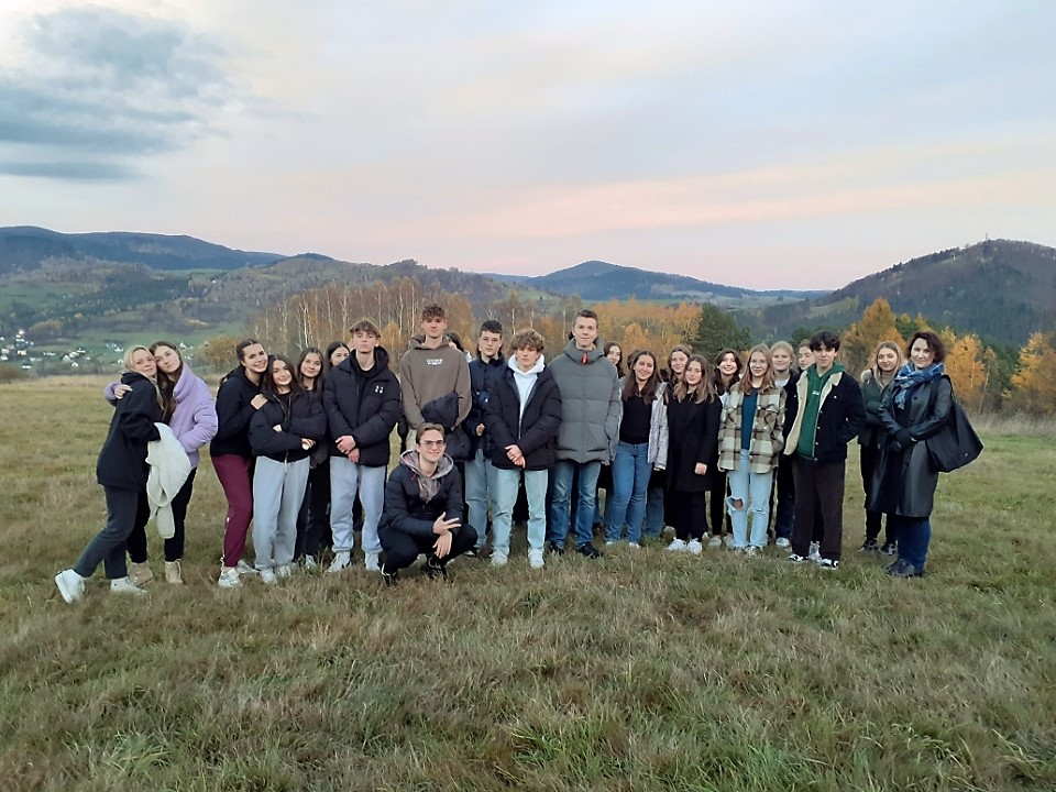 Pobyt uczniów klasy II b, I Liceum Ogólnokształcącego w Nowym Sączu (warsztaty integracyjne)