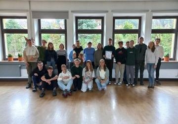 Pobyt uczniów klasy I, Technikum Leśnego, Zespołu Szkół w Starym Sączu (warsztaty integracyjne)